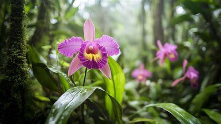 Are there orchids in the Amazon rainforest