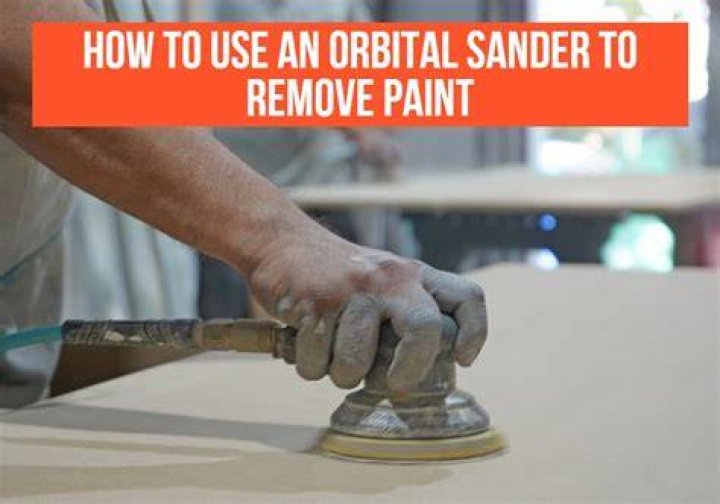 Can I use a sander to remove paint
