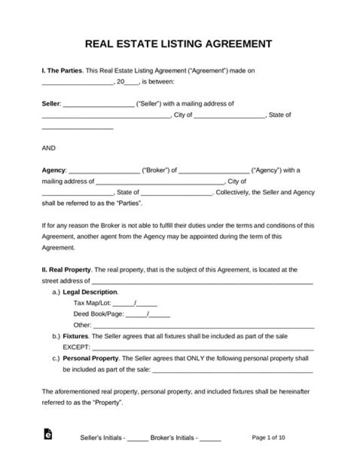 How do I get out of a listing agreement