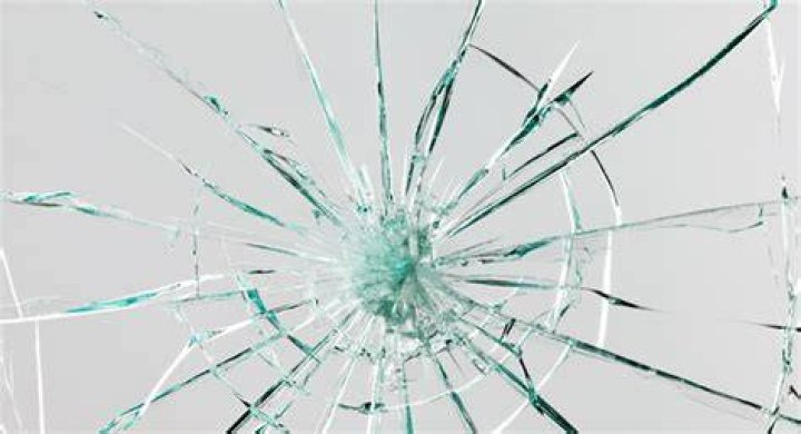 How do you join cracked glass