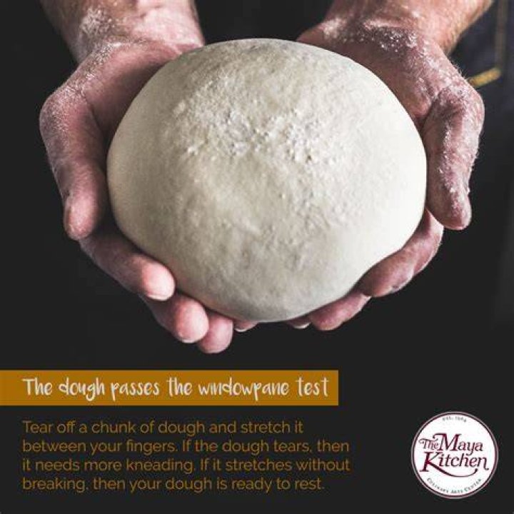 How do you know when bread dough is kneaded enough
