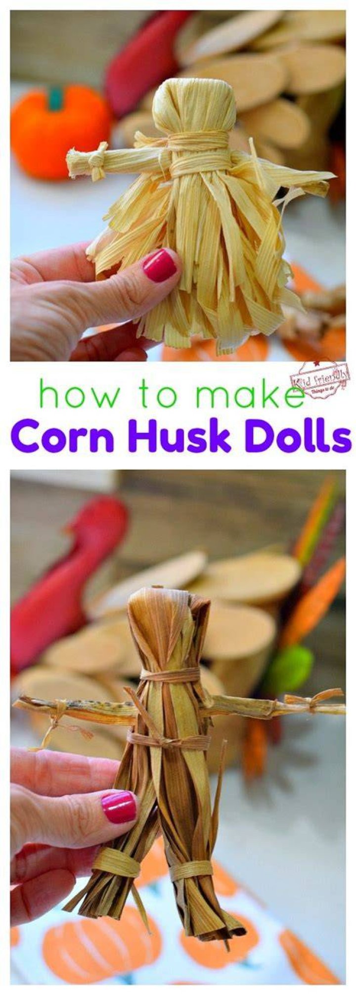 How do you make corn dolls