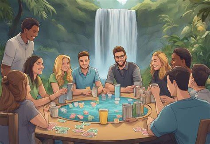 How do you play the waterfall drinking game