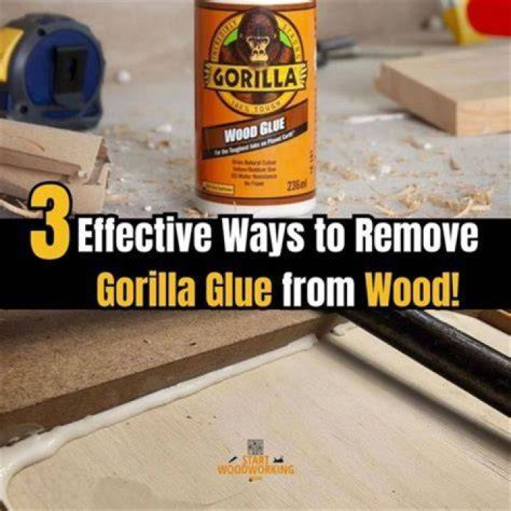 How do you remove White Gorilla Glue