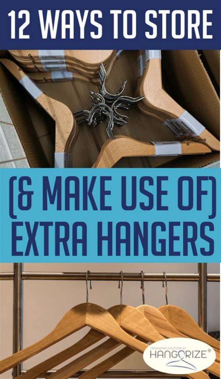 How do you store excess coat hangers