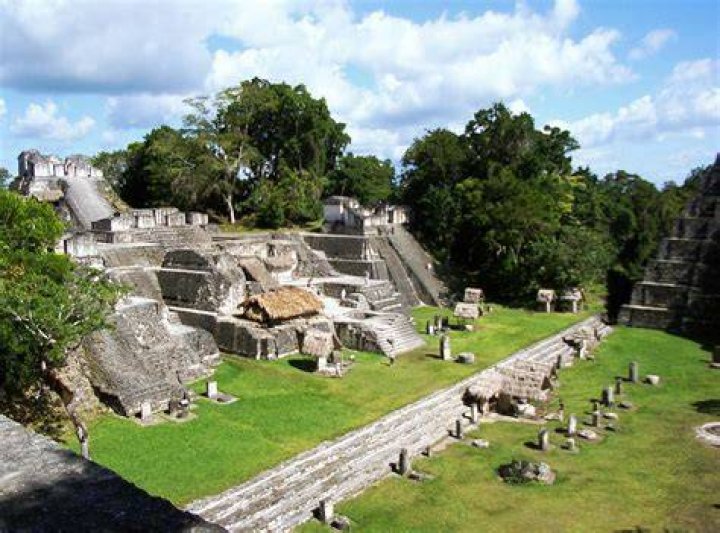 How far are the Mayan ruins from Guatemala City