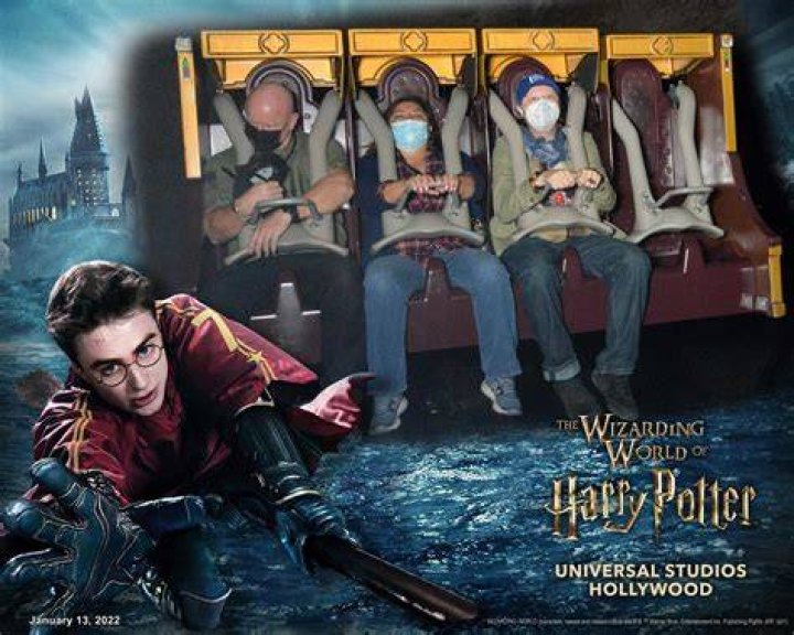 How long is the Harry Potter ride at Universal Studios Hollywood