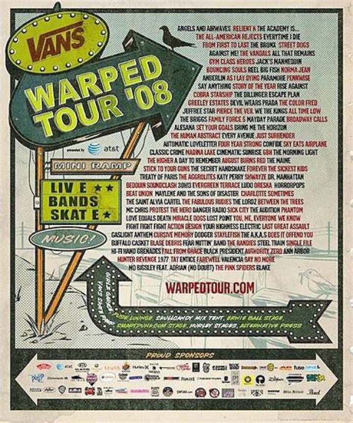 How many people were at Warped Tour 2019