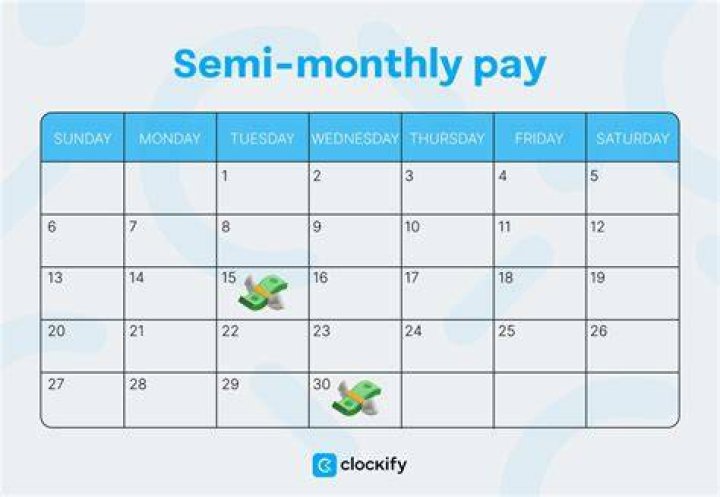 How many times do you get paid semi monthly
