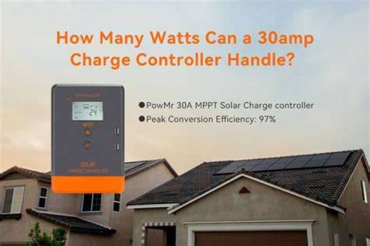 How many watts can a 40 amp charge controller handle