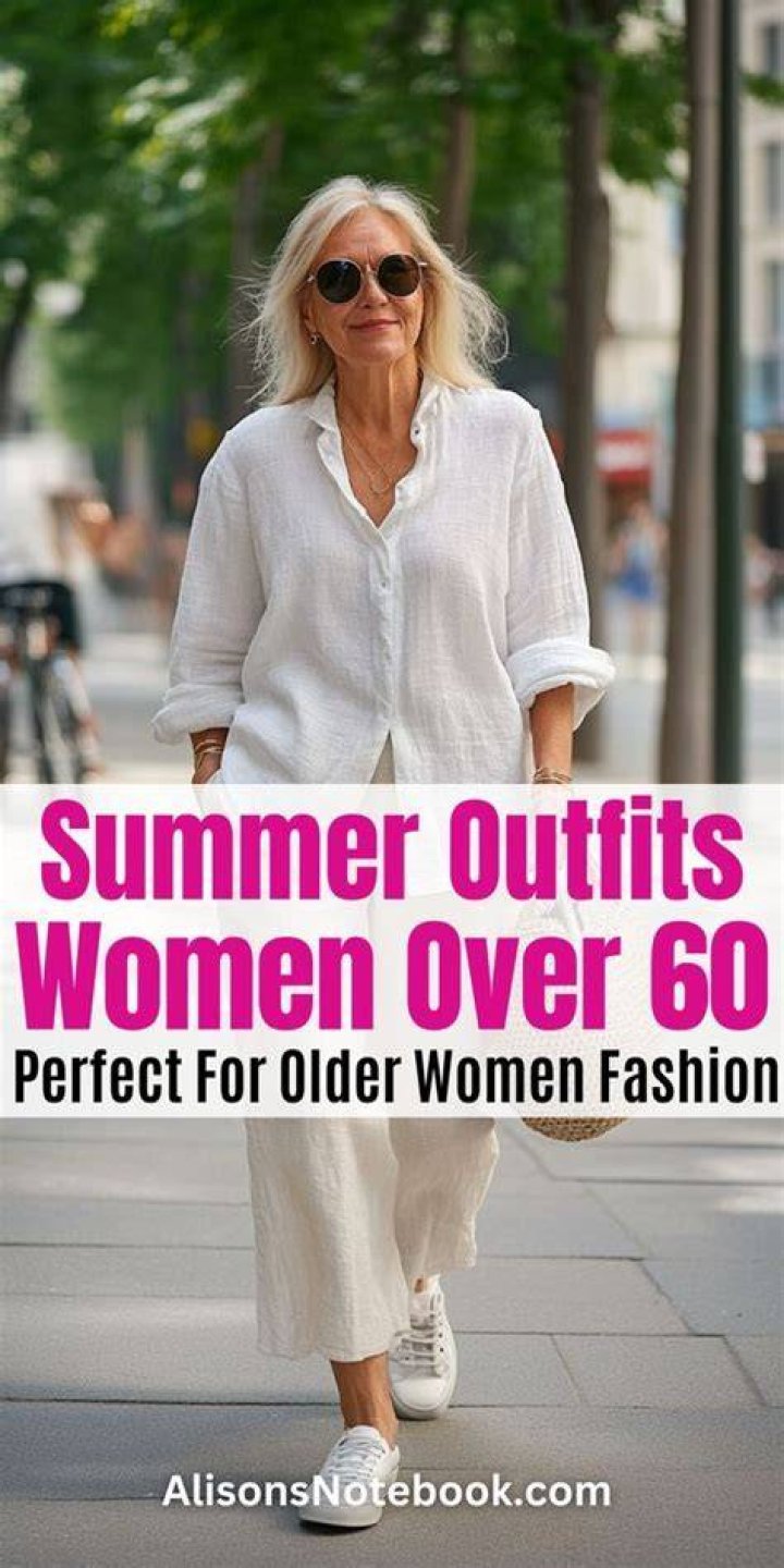 How should I dress trendy at 60