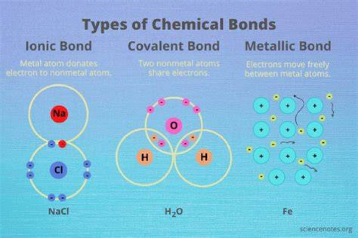 What are the 4 types of chemical bonds