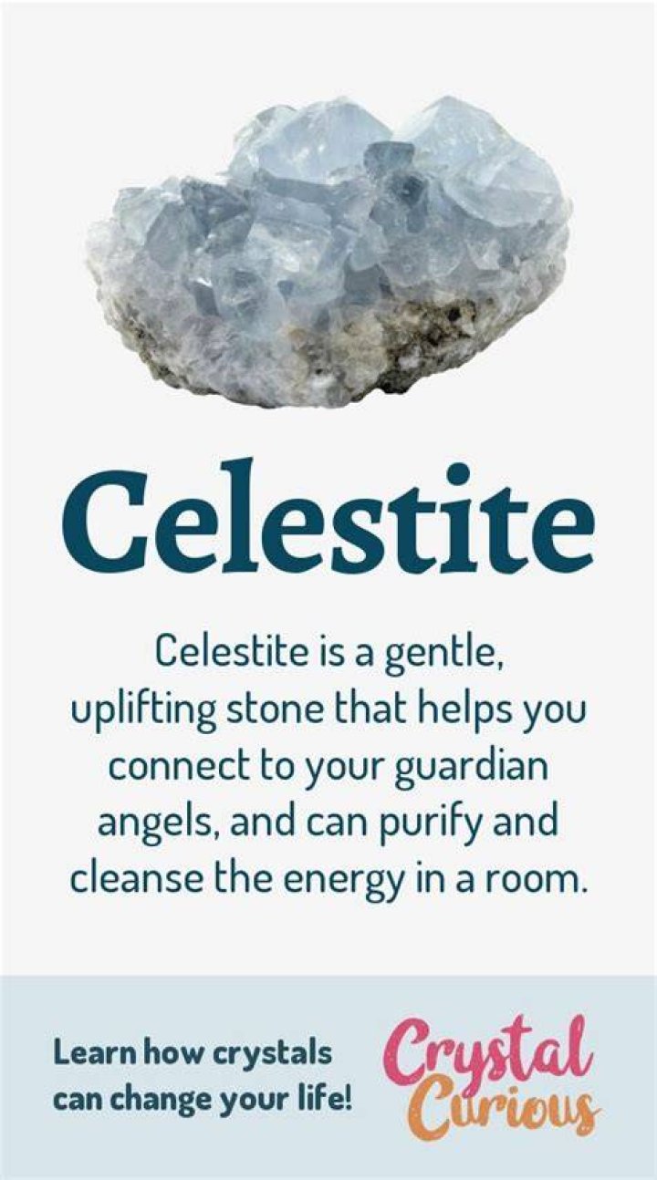 What are the metaphysical properties of celestite