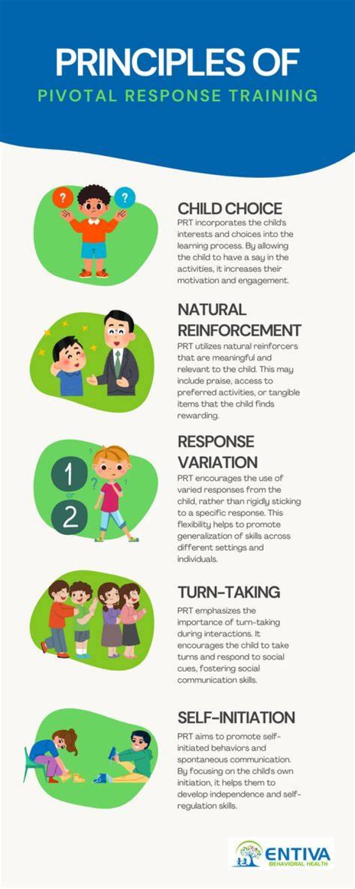 What are the principles of PRT