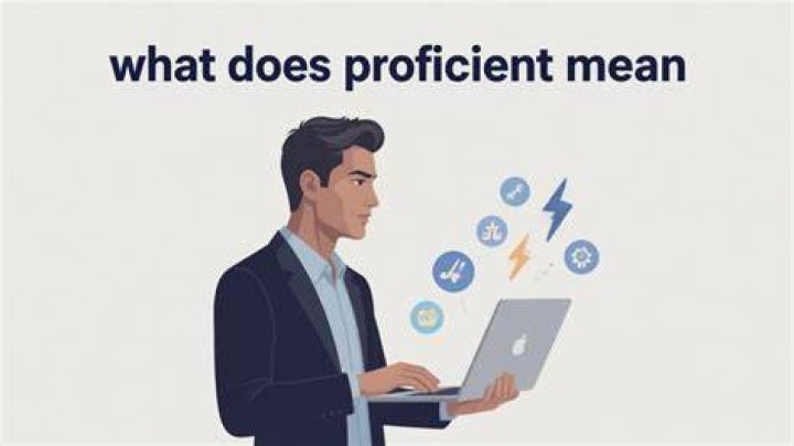What does proficient user mean