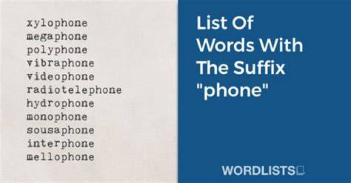 What is a phone suffix