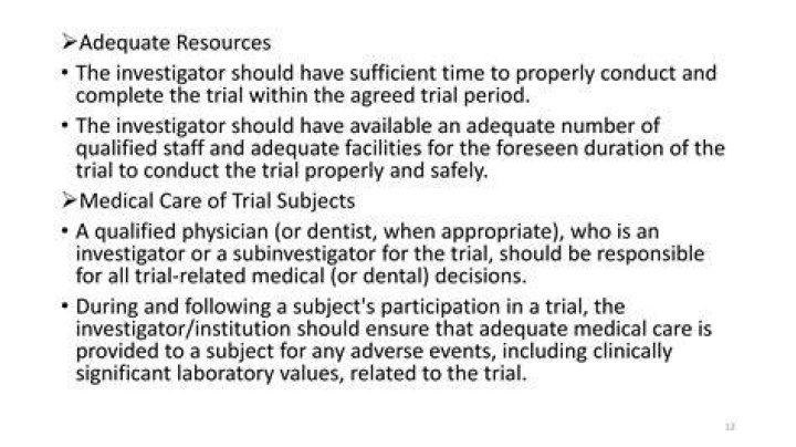 What is a Subinvestigator