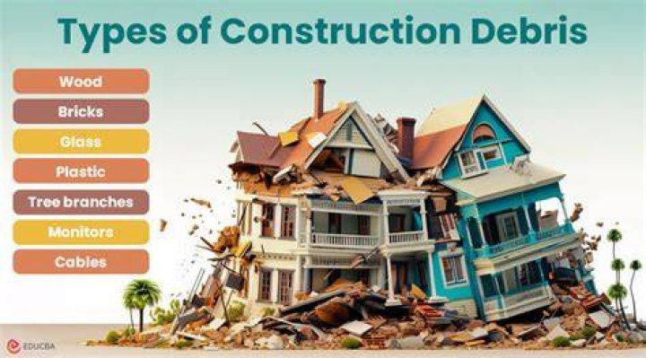 What is considered construction debris