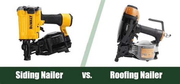 What is the difference between a siding nailer and a roofing nailer