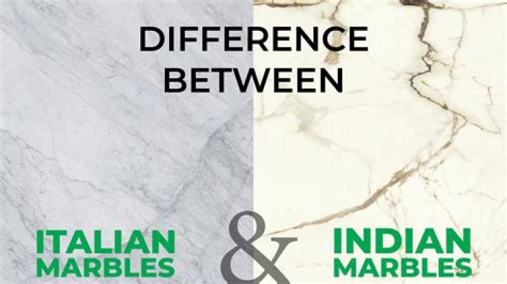 What is the difference between Indian marble and Italian marble