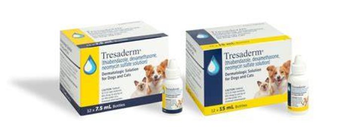 What is Tresaderm for dogs used for
