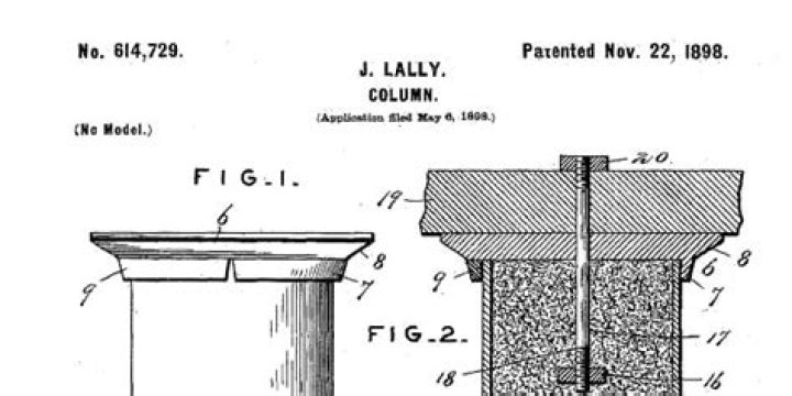 Who invented the Lally column